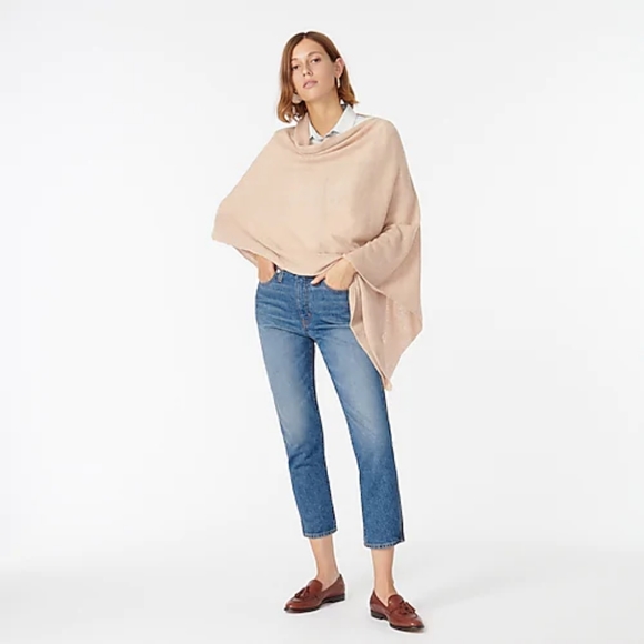 J Crew Cashmere Blend Brand New Poncho 